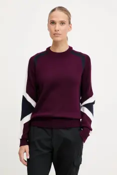 Fusalp pulover de lana Rivena culoarea bordo, light, I1113 imagine