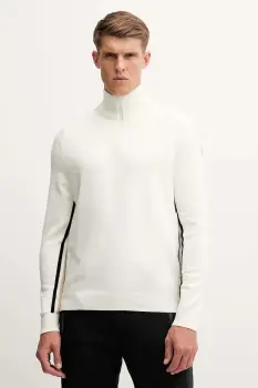 Fusalp pulover Natom culoarea bej, light, cu turtleneck, I2113 imagine