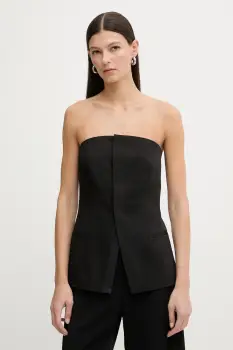 G-Star bluza din amestec de lana culoarea negru, uni, D27755.E068 imagine