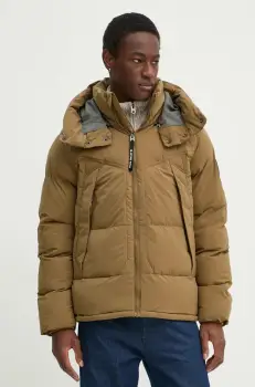 G-Star geaca barbati, culoarea maro, de iarna, oversize, D25345-D518 imagine