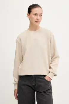 G-Star hanorac de bumbac culoarea bej, uni, D27173.D969 imagine