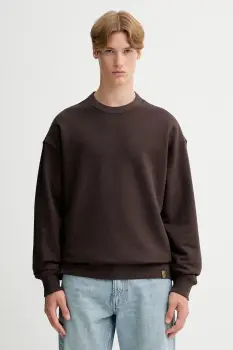 G-Star hanorac de bumbac culoarea maro, uni, D27748.D395 imagine