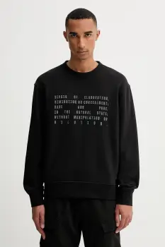 G-Star hanorac de bumbac culoarea negru, cu imprimeu, D27094.E209 imagine