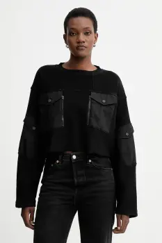 G-Star hanorac de bumbac culoarea negru, uni, D27168.E312 imagine