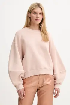 G-Star hanorac din bumbac culoarea portocaliu, uni, D26361-D993 imagine