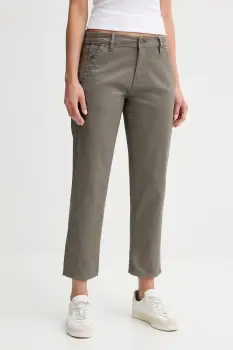 G-Star pantaloni culoarea gri, drept, high waist, D25257.C106 imagine