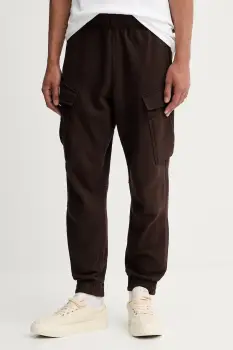 G-Star pantaloni de trening din bumbac culoarea maro, uni, D27154.E209 imagine