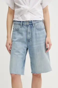 G-Star pantaloni scurti jeans uni, high waist, D27484-D536 imagine