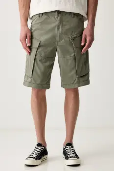 G-Star pantaloni scuti cargo pentru barbati din bumbac cu elastan Rovic zip relaxed 1\2 imagine