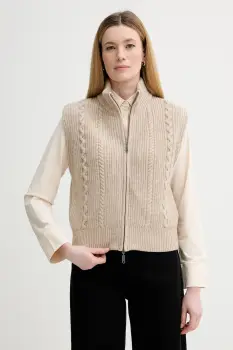 G-Star pulover de lana culoarea bej, calduros, D27728.D770 imagine