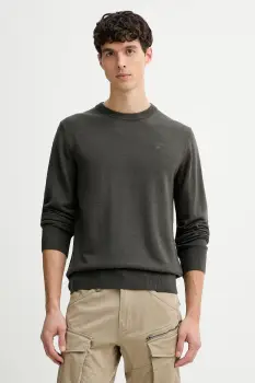 G-Star pulover de lana culoarea verde, light, D27686.B692 imagine