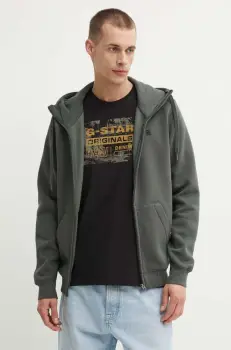 G-Star Raw bluza barbati, cu gluga, neted imagine