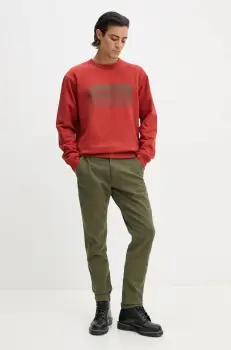 G-Star Raw bluza barbati, culoarea portocaliu, cu imprimeu, D25099-D733 imagine