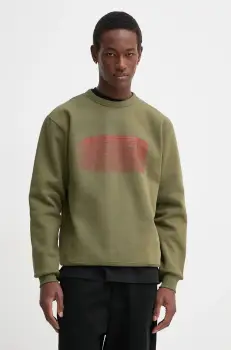 G-Star Raw bluza barbati, culoarea verde, cu imprimeu, D25099-D733 imagine
