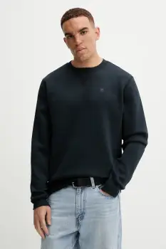 G-Star Raw bluza culoarea albastru marin, neted imagine