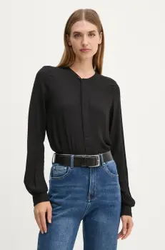 G-Star Raw bluza femei, culoarea negru, neted, D24441-D723 imagine