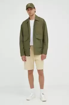 G-Star Raw geaca barbati, culoarea verde, de tranzitie, oversize imagine