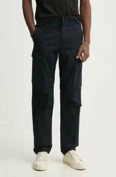 G-Star Raw pantaloni barbati, culoarea albastru marin, drept, D24309-D305 imagine