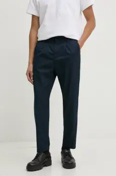 G-Star Raw pantaloni barbati, culoarea albastru marin, drept, D24543-D967 imagine