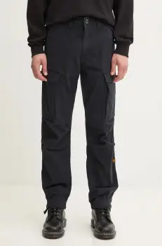 G-Star Raw pantaloni barbati, culoarea negru, cu fason cargo, D24309-D729 imagine