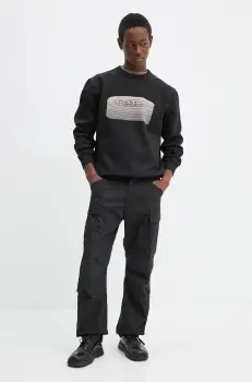 G-Star Raw pantaloni barbati, culoarea negru, cu fason cargo, D25219-D308 imagine