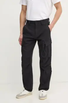 G-Star Raw pantaloni barbati, culoarea negru, drept, D23677-D517 imagine