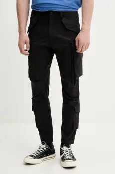 G-Star Raw pantaloni culoarea negru, drept, D26174-D909 imagine
