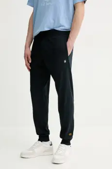 G-Star Raw pantaloni de trening barbati, culoarea albastru marin, neted, D26280-D964 imagine