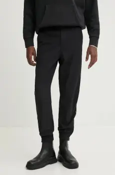 G-Star Raw pantaloni de trening culoarea negru, neted, D25172-D517 imagine