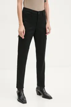 G-Star Raw pantaloni femei, culoarea negru, mulata, high waist, D25260-C105 imagine