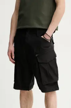 G-Star Raw pantaloni scurti barbati, culoarea negru, D08566-D909 imagine