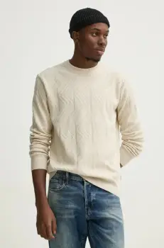 G-Star Raw pulover barbati, culoarea bej, light, D25108-C259 imagine