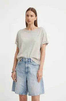 G-Star Raw pulover de bumbac culoarea bej, light, D24596-D597 imagine