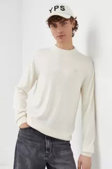 G-Star Raw pulover de lana barbati, culoarea gri, light imagine