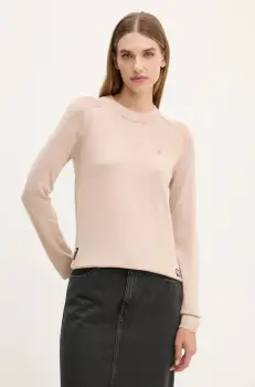 G-Star Raw pulover de lana femei, culoarea bej, light, D25509-D847 imagine