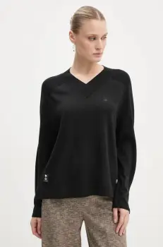 G-Star Raw pulover de lana femei, culoarea negru, light, D25225-D847 imagine