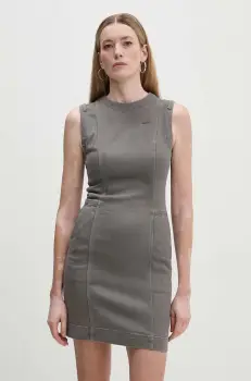 G-Star Raw rochie culoarea gri, mini, drept, D25249-D730 imagine