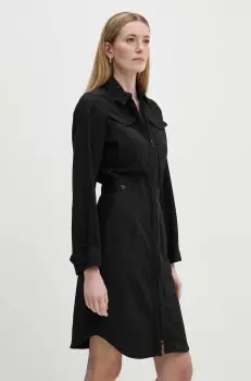 G-Star Raw rochie culoarea negru, mini, evazati, D25248-D522 imagine