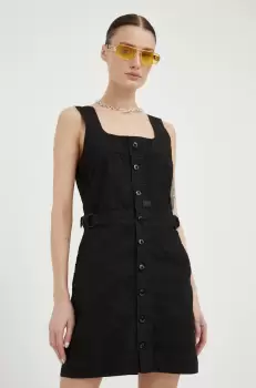 G-Star Raw rochie culoarea negru, mini, mulata imagine