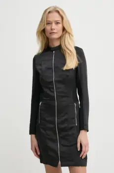 G-Star Raw rochie culoarea negru, mini, mulata, D25449-D414 imagine