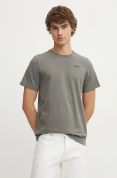 G-Star Raw tricou barbati, culoarea gri, neted imagine