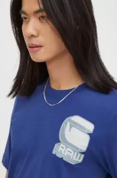 G-Star Raw tricou din bumbac barbati, cu imprimeu imagine