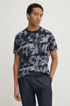 G-Star Raw tricou din bumbac barbati, culoarea albastru marin, modelator, D26290-C338 imagine