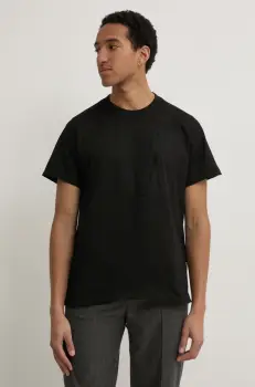 G-Star Raw tricou din bumbac barbati, culoarea negru, neted, D26545-D959 imagine