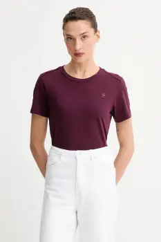 G-Star Raw tricou din bumbac culoarea alb, D26062-336 imagine