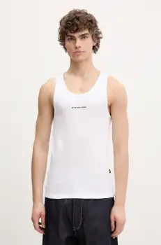 G-Star Raw tricou din bumbac culoarea alb, D26444-5268 imagine