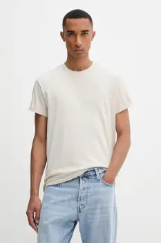 G-Star Raw tricou din bumbac culoarea alb, uni, D16396-B353 imagine