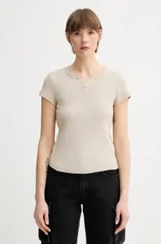 G-Star Raw tricou din bumbac culoarea bej, D26075-D958 imagine