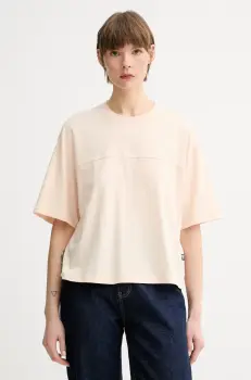 G-Star Raw tricou din bumbac culoarea bej, D26134-336 imagine