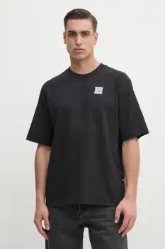 G-Star Raw tricou din bumbac culoarea negru, cu imprimeu, D25975-C784 imagine